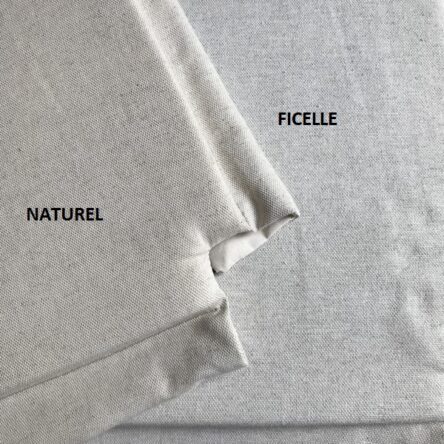 ASSISE UNI façon lin naturel